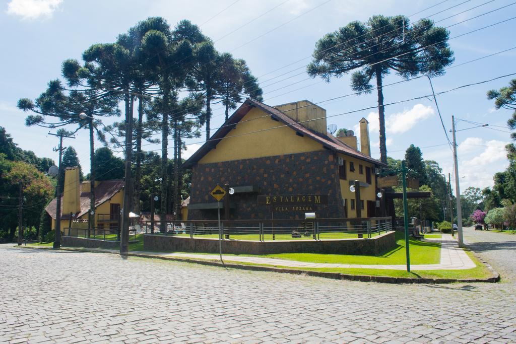Estalagem Vila Suzana - Quadra De Beach Tennis Indoor Canela Kültér fotó